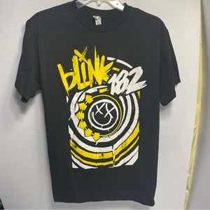 Blink 182 T-Shirt Black Size Large